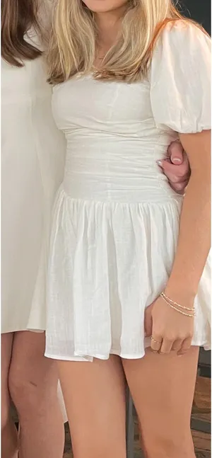 Hello Molly White Dress thumbnail 1
