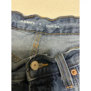 Old Navy Womens Size 6 High Rise Slouchy Taper Mom Jeans 100% Cotton Blue Denim thumbnail 4
