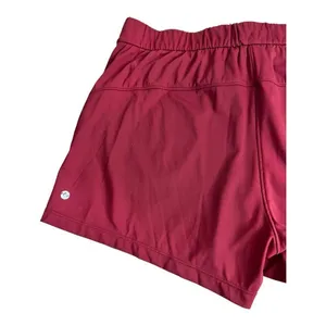Willit Women's Red Burgundy Active Shorts Size L Pockets Elastic-Waist Sports thumbnail 6