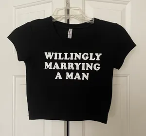 Bachelorette Baby Tee Black thumbnail 1