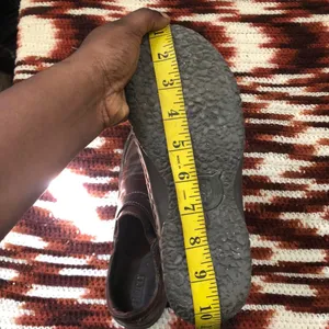 Y2K Born B.O.C Brown leather slip-on clogs thumbnail 4