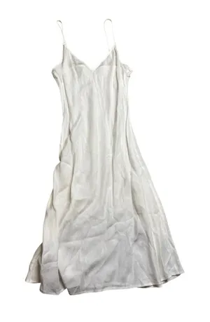 🤍✨ Cult Gaia 100% Viscose White Sheer Slip Dress‎ Medium ✨🤍 thumbnail 1