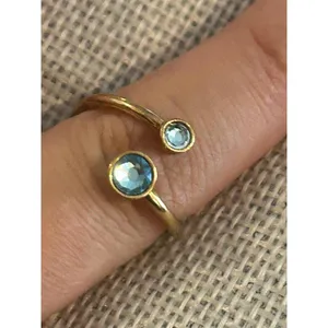 Alex and Dani 925 sterling silvers gold tone size 6.25 a206 ring thumbnail 3