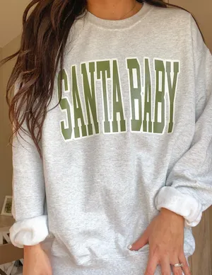 Santa baby crewneck Size XL thumbnail 6