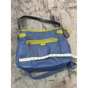 Coach lime green leather Coach Daisy Spectator convertible hobo bag thumbnail 9