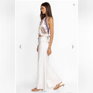 Johnny Was The Braided Wide Leg Jeans White 30 thumbnail 3