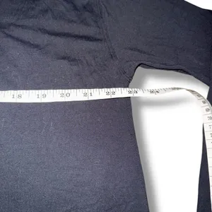 Lululemon Long Sleeve Top Womens 10 Black‎ Grey Good Colorblock Mixed Media thumbnail 5