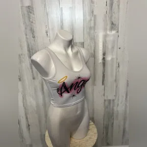 White crop top Size XS thumbnail 5