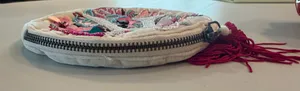 Anna Harlow Russo X Anthropologie | “R” velvet beaded bag thumbnail 16