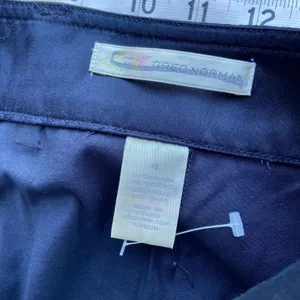 Greg Norman Womens Pants Size 4 Navy‎ Blue Basic Slacks Solid NEW thumbnail 10