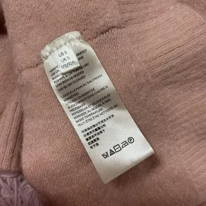 Free People Women's Afterglow Mock Neck Sweater Turtleneck Pullover‎ Pink Knit thumbnail 5