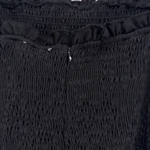 Superdown Black Anna Smocked‎ Ruffle Mini Dress Adjustable Straps Size Small thumbnail 5