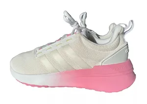 Adidas Women Sneakers Cloud Foam Supper Size US9.5 White And Pink thumbnail 1
