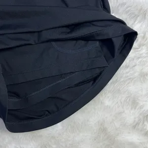 Halara Black Crossover High Waisted 2-in-1 Flowy Shorts with Liner Size L Long thumbnail 4