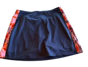 Tommy Bahama Golf Skort Womens M Navy Pink Floral Athletic Stretch Tennis thumbnail 1