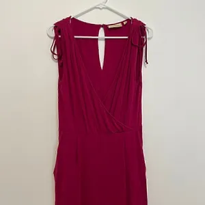 MOULINETTE SOEURS ANTHROPOLOGIE ANTHRO Alisande Jumpsuit Pink Crop Ankle NO BELT thumbnail 5