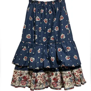 Vintage Peasant Skirt 70/80’s French Provencales Prairie Skirt Made in France thumbnail 1