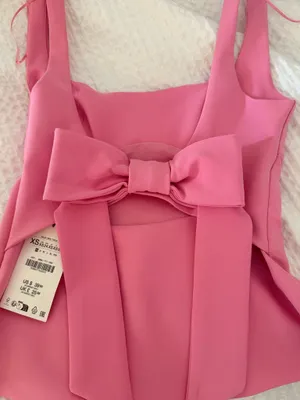 Zara Pink Summer Top thumbnail 4