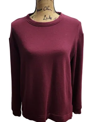 Orvis Classic Collection Sweatshirt Pullover Casual Comfy Burgundy Size‎ M thumbnail 1