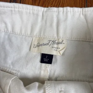 Universal Thread High Waist Cargo Pants Women's W Ivory Heavy Reinforced Gorp thumbnail 3