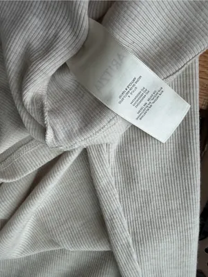 Aritzia The Group by Babaton Luxe Lounge Tulsi Ribbed Maxi Dress M Oatmeal thumbnail 10