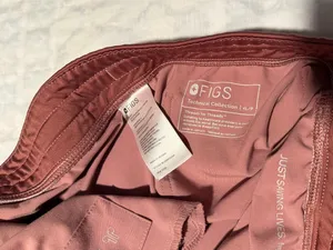 Figs Mauve Rose Scrub Jogger with Contrast Drawstring thumbnail 6