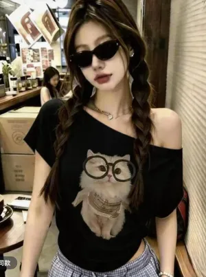 Short sleeve T shirt Black thumbnail 1
