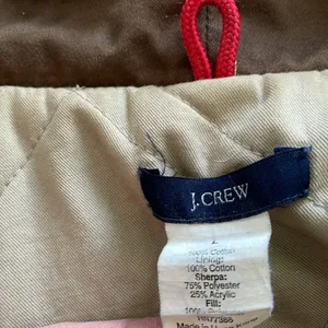 J. Crew Utility Jacket with Split zipper Sherpa hood thumbnail 10