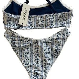 Elysiian Sonoma Scoop Neck Bikini Top and high leg bottom - Vintage- medium thumbnail 4