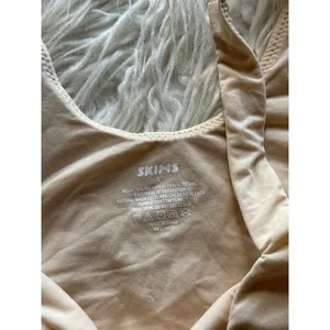Skims Fits Everybody Square Neck Bodysuit Sand Size Large thumbnail 7