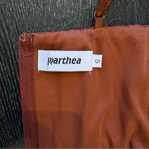 Aritzia Marthea Copper Corset Crop Top thumbnail 5