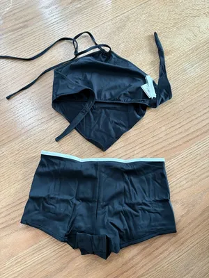 Frankie’s bikinis Black Swim Set - Two-Piece Bikini with Boyshorts thumbnail 3