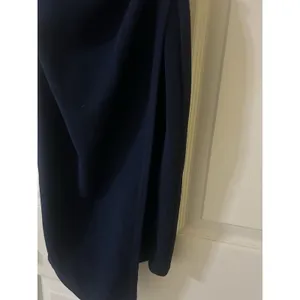 Pretty Little Thing Boutique Lauriell Navy Wrap Front Crepe Party Dress Sz 2 NEW thumbnail 6