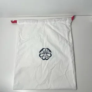 Alexander McQueen AMQ Authentic Large White Cotton Purse Bag Shoe Dustbag thumbnail 3