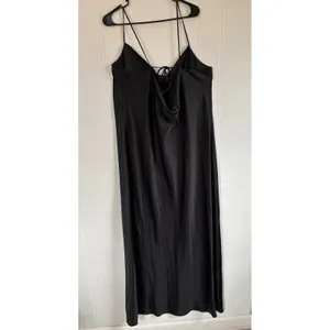 NWT Old‎ Navy The Occasion Black Satin Cowl Neck Maxi Dress XXL Tall Open Back thumbnail 9