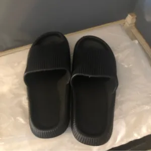 Slid Sandals Black New in Bag Size 10. They are very comfy. thumbnail 3
