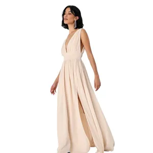 LULUS Heavenly Hues Cream Maxi Dress NWT thumbnail 3