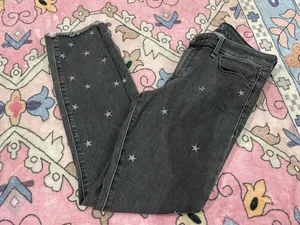 Abercrombie Jeans Straight star Gray Size 27 thumbnail 3