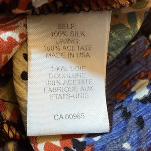 Nanette Lepore 100% Silk Mini Babydoll‎ Dress 10 Dark Floral Tiered Whimsy Fairy thumbnail 12