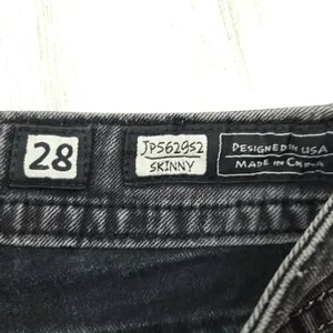 Miss Me Signature Skinny Jeans Black Size 28 Low Rise Stretch Denim thumbnail 9