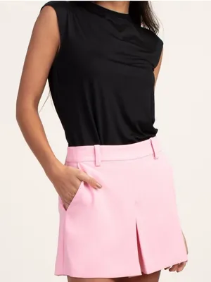 Trina Turk Solar Shorts Skort Pink Icing NWT Size 4 Retails $188 thumbnail 3