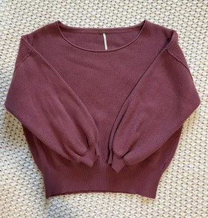 Pink Free People Sweater thumbnail 1