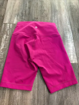 Lululemon Ripened Raspberry Wonder Train High Rise Shorts Size 4 thumbnail 7