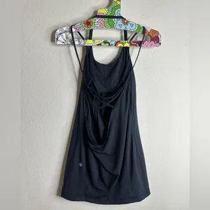 LULULEMON Flow And Go Tank II Black Size 4 thumbnail 2