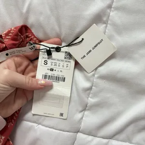 NWT Zara BLOGGERS Fave Boho Geometric Open Back Wide Leg The Jami Jumpsuit Small thumbnail 7