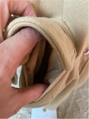 Lauren Ralph Lauren Beige Knit Blazer Jacket Quiet Luxury Preppy Old Money Clean thumbnail 5