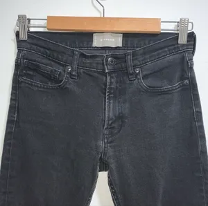 Black Mid Rise Skinny Ankle Jean thumbnail 4