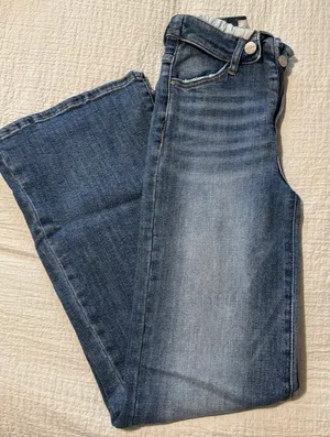 Risen Jeans Faux Foldover Wide Leg jeans thumbnail 1