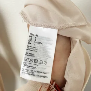 [H&M] Pink Floral Print V-Neck Tiered Chiffon Balloon Sleeve Mini Dress Size 6 thumbnail 11