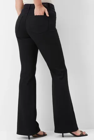 New with tags - Express Mid Rise Stay Black Skyscraper Jeans sz 6r thumbnail 3
